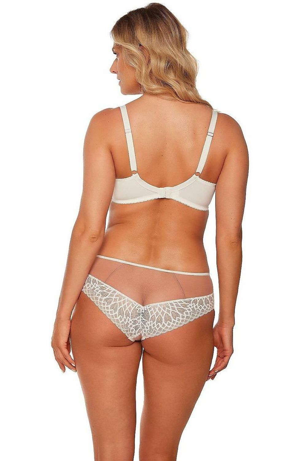 Unique Design Panties White Elegant Transparent Back Light And Airy