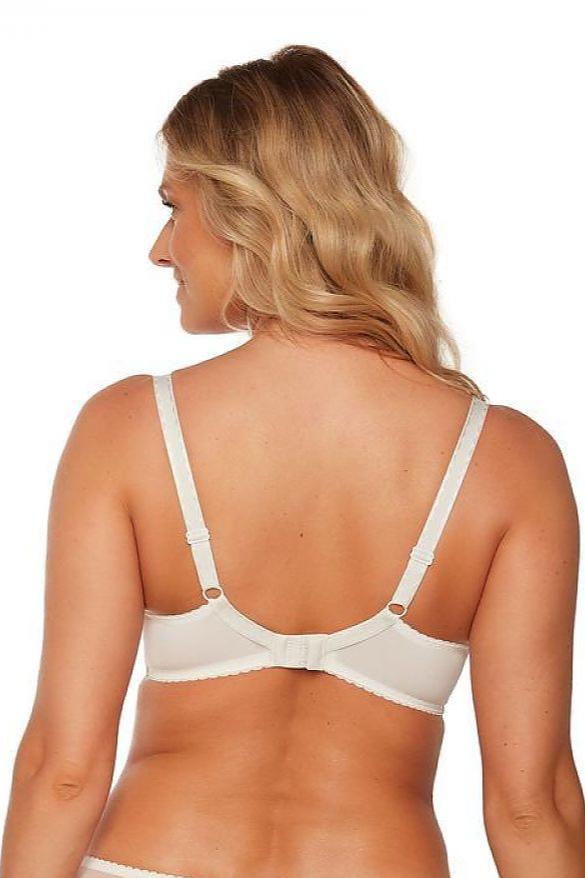 Sophisticated Design Pink And White Semi-Padded Bra