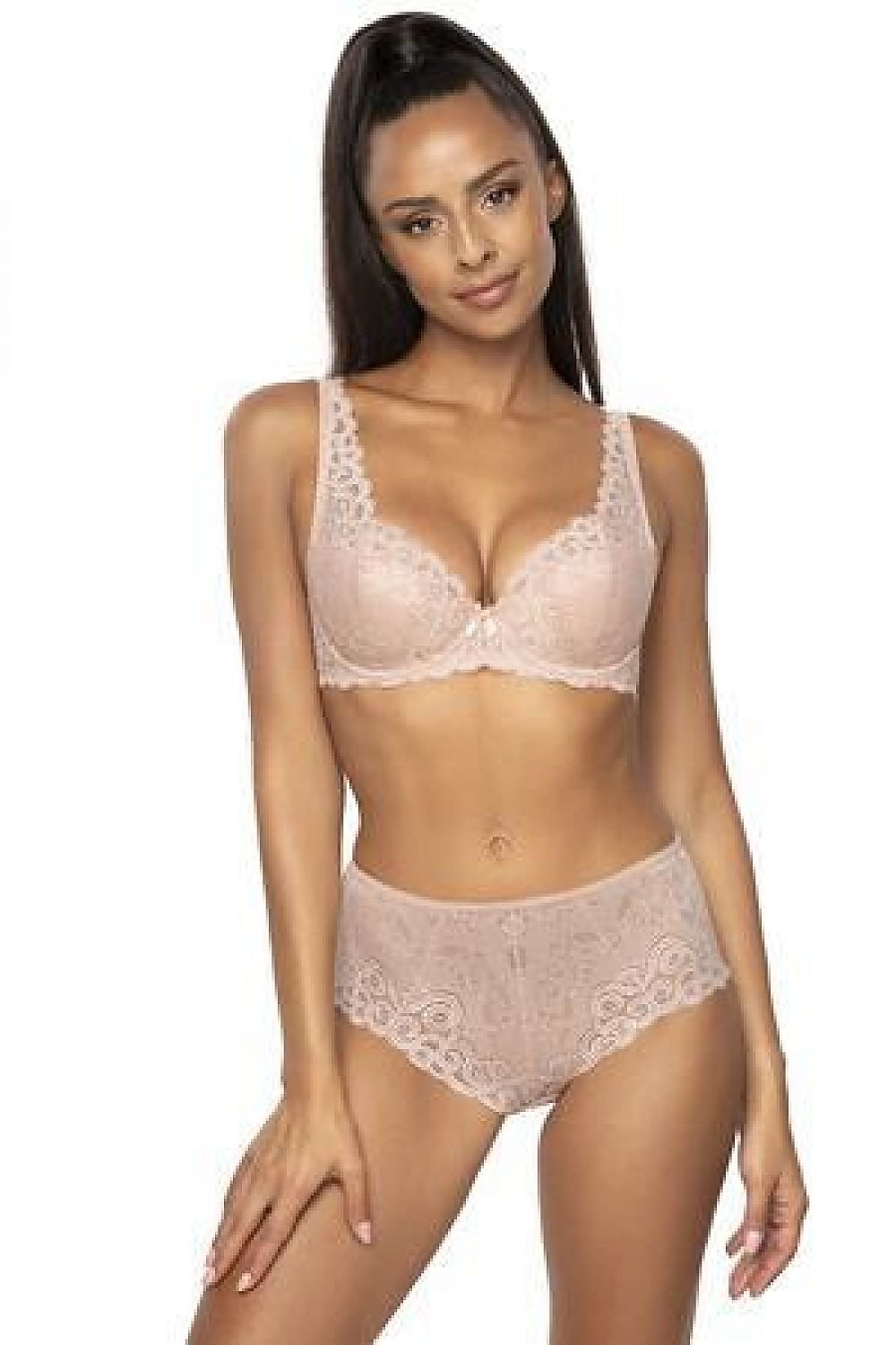 Lace Padded Bra Pink, Black Or White Underwire For Larger Bust