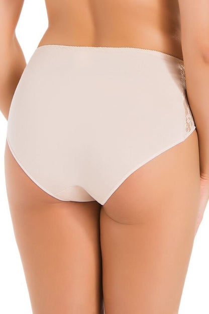 Comfortable Classic High Waist Panties Black, White Or Beige Lace On The Sides Perfect For Everyday Use For Any Occasion