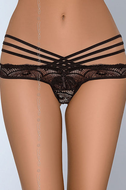 Charming Lace Thong & Eye-Catching Unique Back