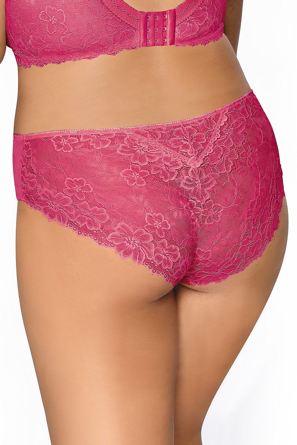 Subtle Panties in 8 Colors Floral Lace Tiny Bow Between Cups Inserts Of Tulle Mesh on Sites Lack On Back