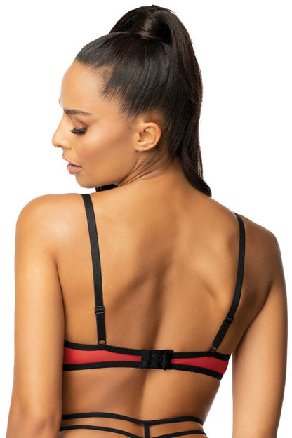 Sexual Black & Red Push-Up Bra